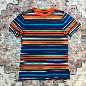 Cat & Jack Orange and Blue Short Sleeve Tee